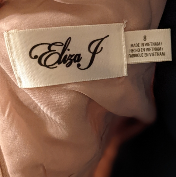 Eliza J Pink A-Line Lace Dress - Size 8 - Picture 2 of 4